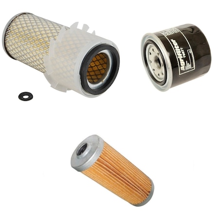 Aic Replacement Parts New Filter Kit Air/Fuel/Oil Fits Yanmar Tractor YM220D YM2202 YM2202D YM226 86512886-FILTERKIT